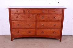 Stickley Harvey Ellis Collection Cherry Wood and Tiger Maple Dresser