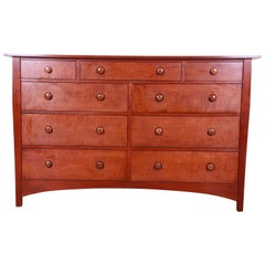 Stickley Harvey Ellis Collection Cherry Wood and Tiger Maple Dresser