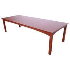 Stickley Harvey Ellis Collection Inlaid Cherry Wood Dining Table, Refinished