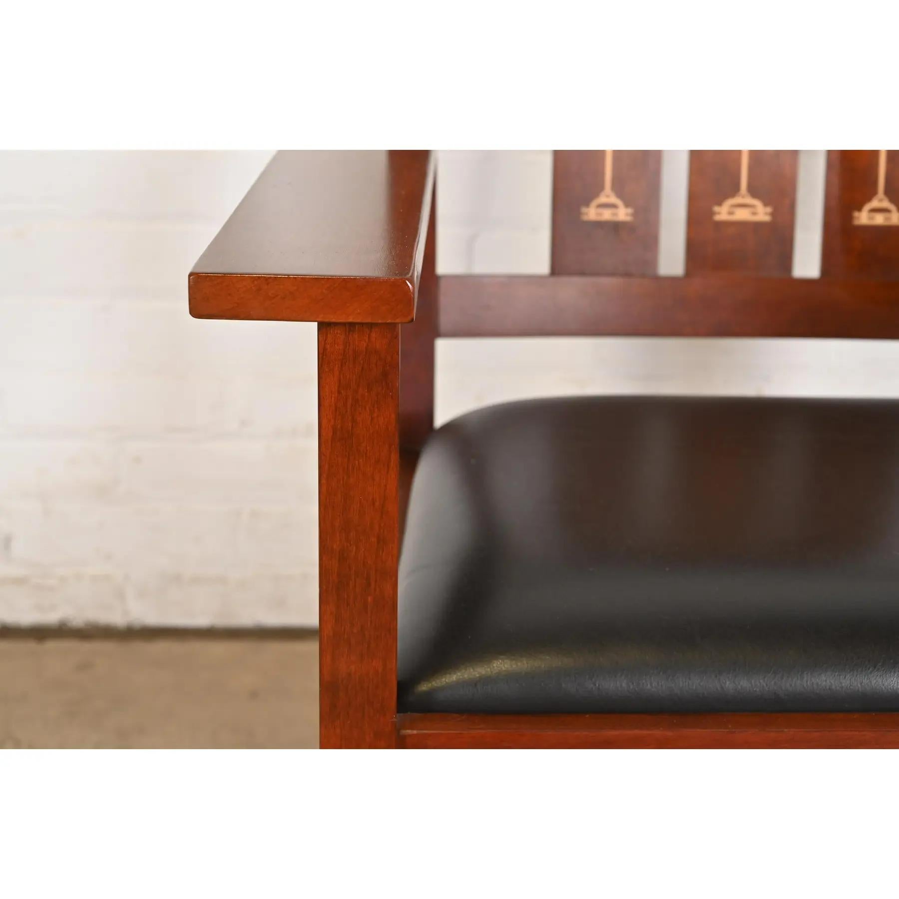 Sedie a dondolo Mission Arts & Crafts della collezione Harvey Ellis di Stickley, coppia in vendita 1