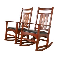 Fauteuils à bascule bois