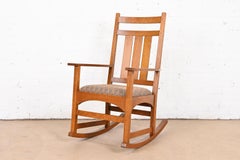 Stickley Harvey Ellis Collection Mission Oak Arts & Crafts Rocking Chair