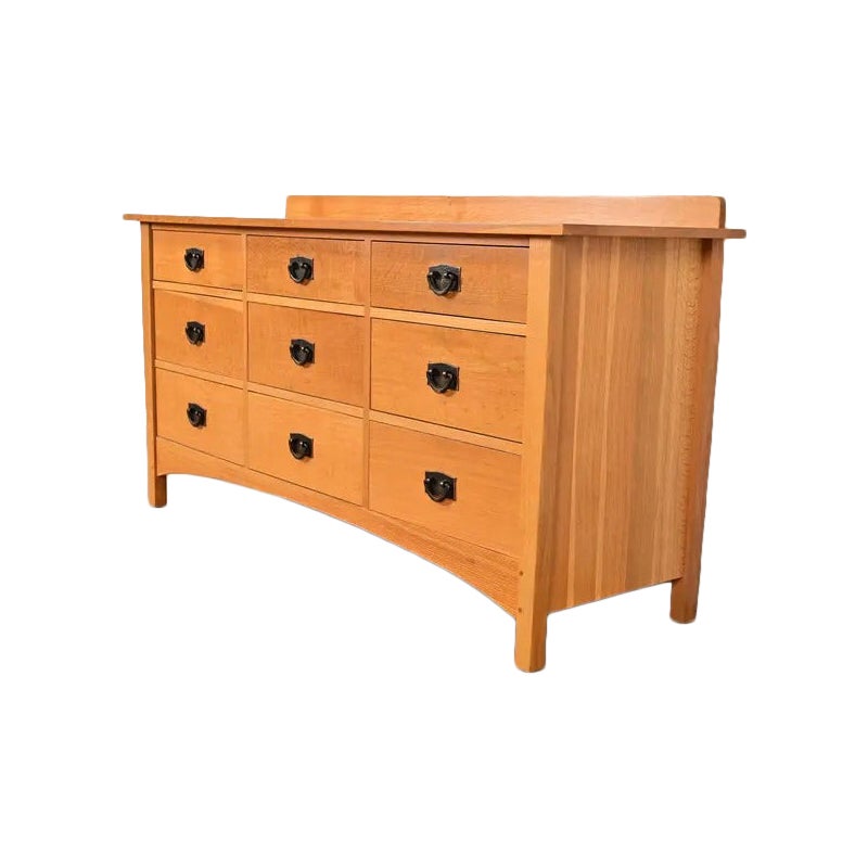 Stickley Harvey Ellis Collection Mission Oak Arts 
Crafts Triple Dresser For Sale