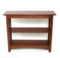 Stickley Harvey Ellis Libreria intarsiata Mission Arts & Crafts di Oak