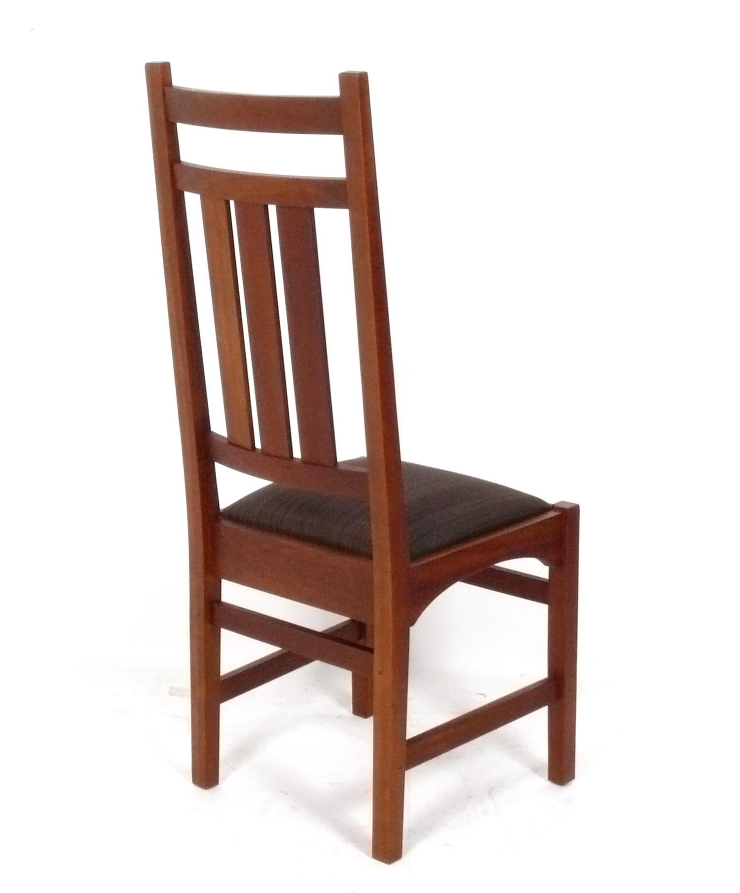 American Stickley Harvey Ellis Mission Dining Chairs Arts & Crafts