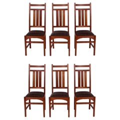 Stickley Harvey Ellis Mission Dining Chairs Arts & Crafts