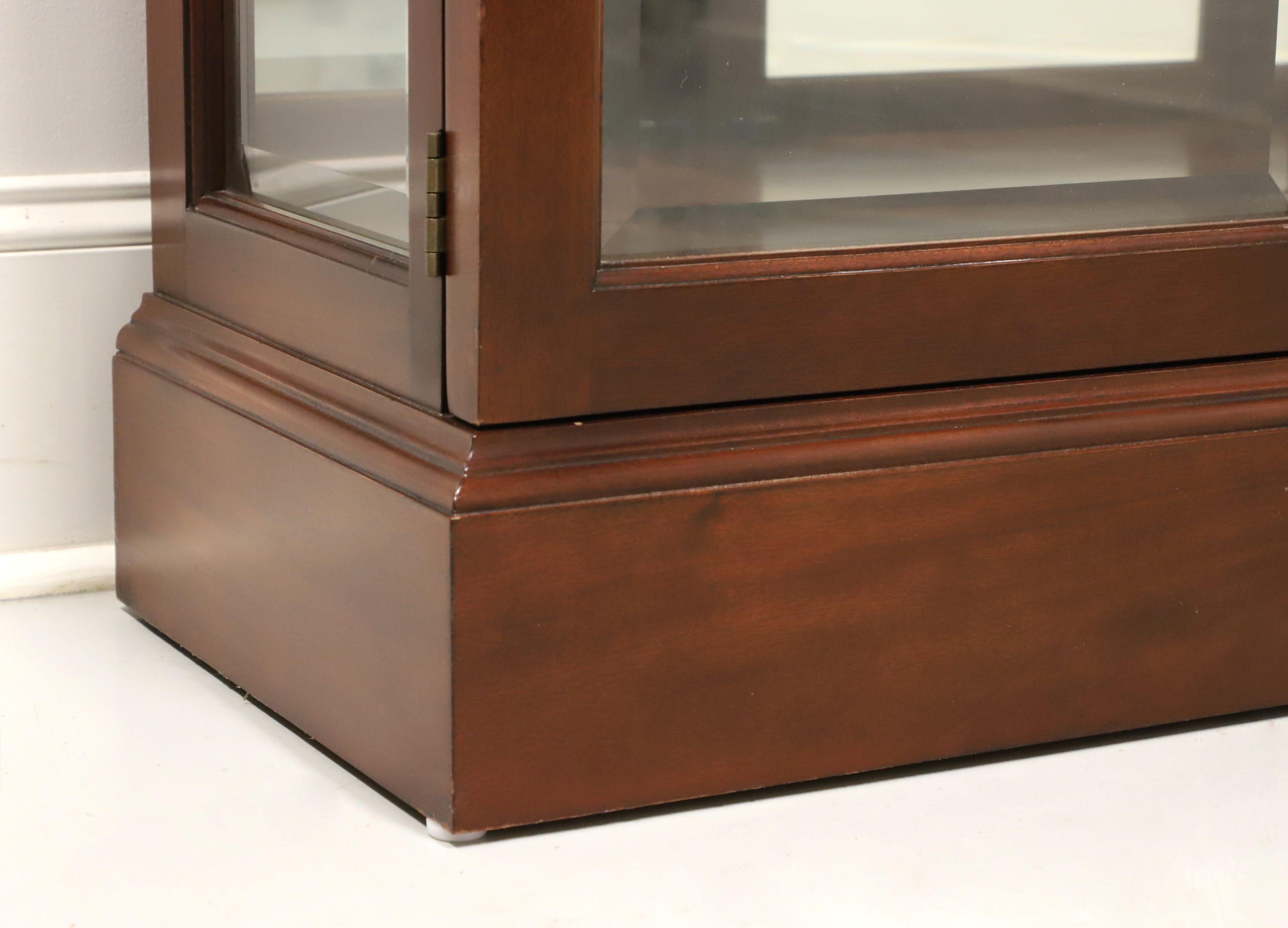 STICKLEY Mahogany Chippendale Curio Display Cabinet - A 1