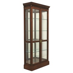 STICKLEY Chippendale Curio-Vitrinenschrank aus Mahagoni