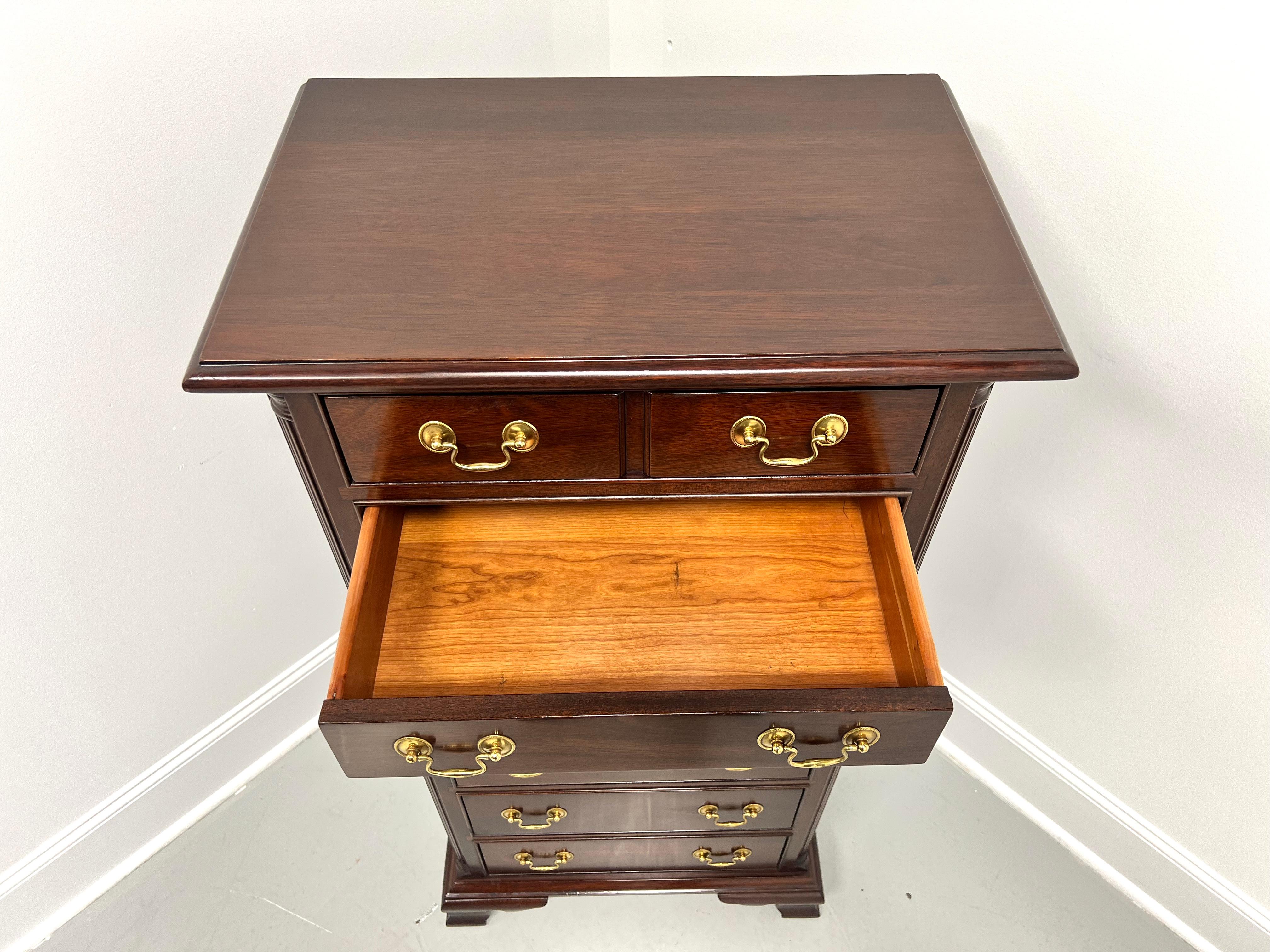 STICKLEY Mahogany Chippendale Semainier Lingerie Chest For Sale 5
