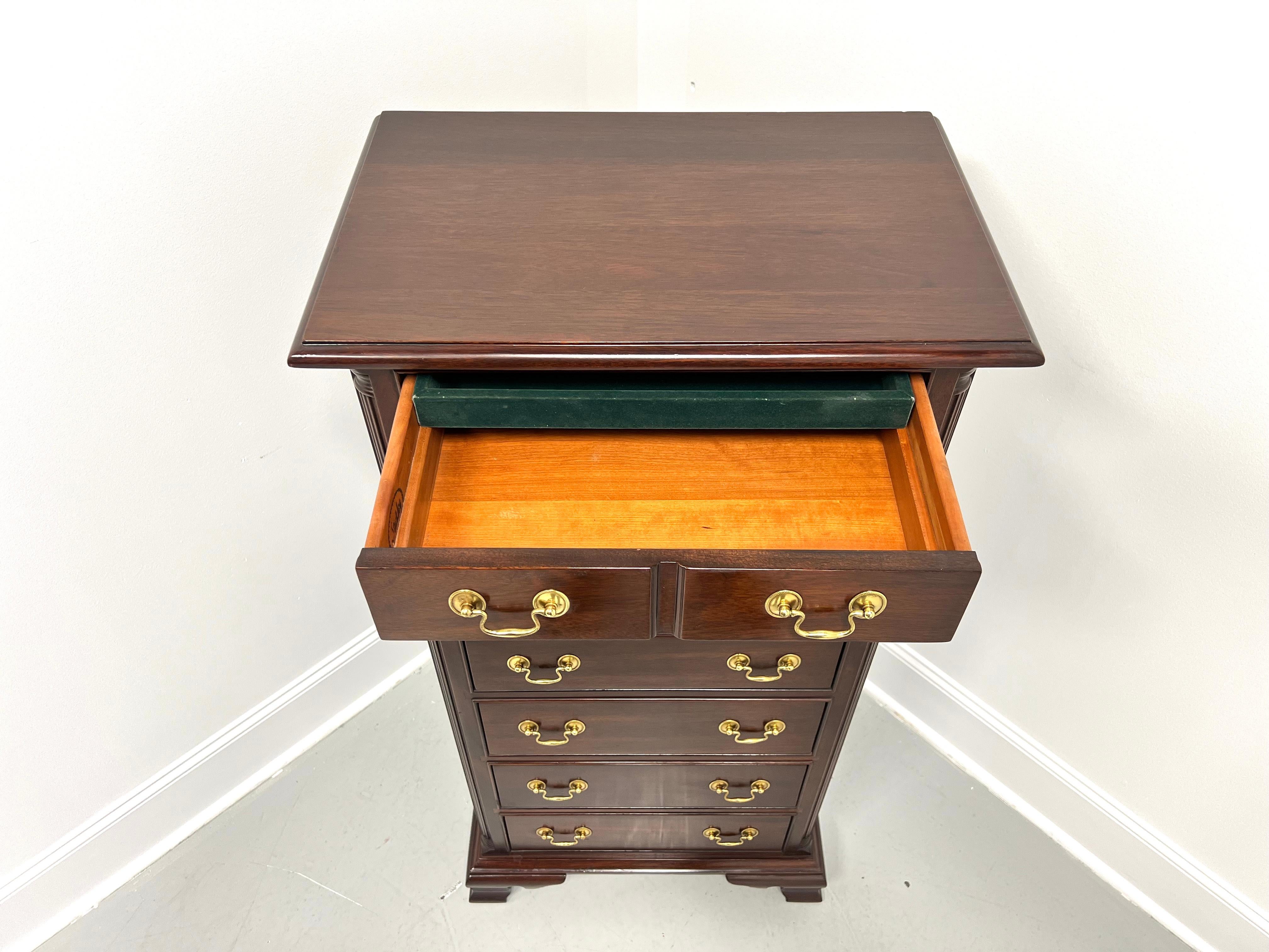 STICKLEY Mahogany Chippendale Semainier Lingerie Chest For Sale 3