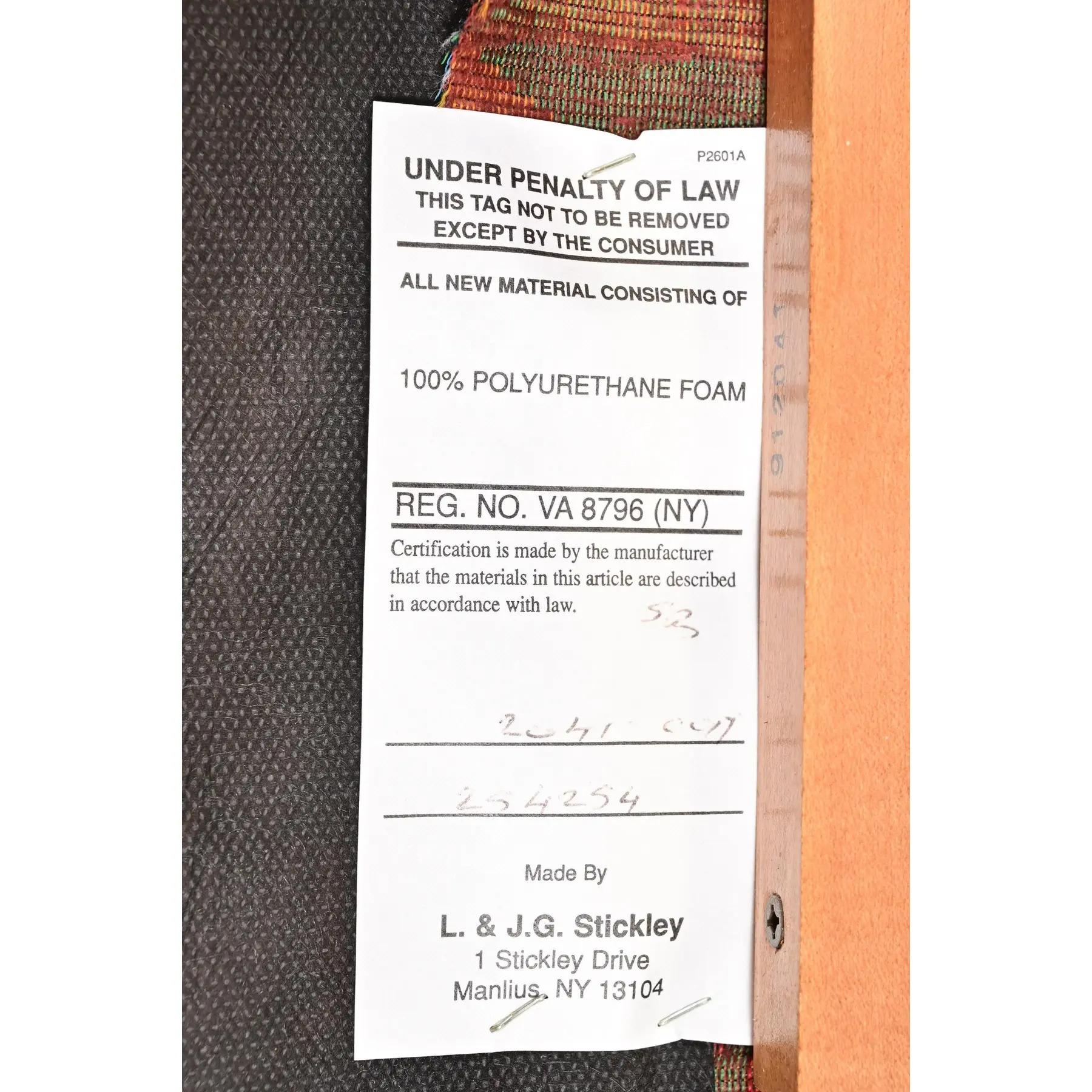 Stickley Mission Arts & Crafts Esszimmerstühle aus Kirschholz, Vierer-Set im Angebot 7