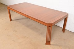 Stickley Mission Arts & Crafts Cherry Wood Extension Dining Table, Refinished