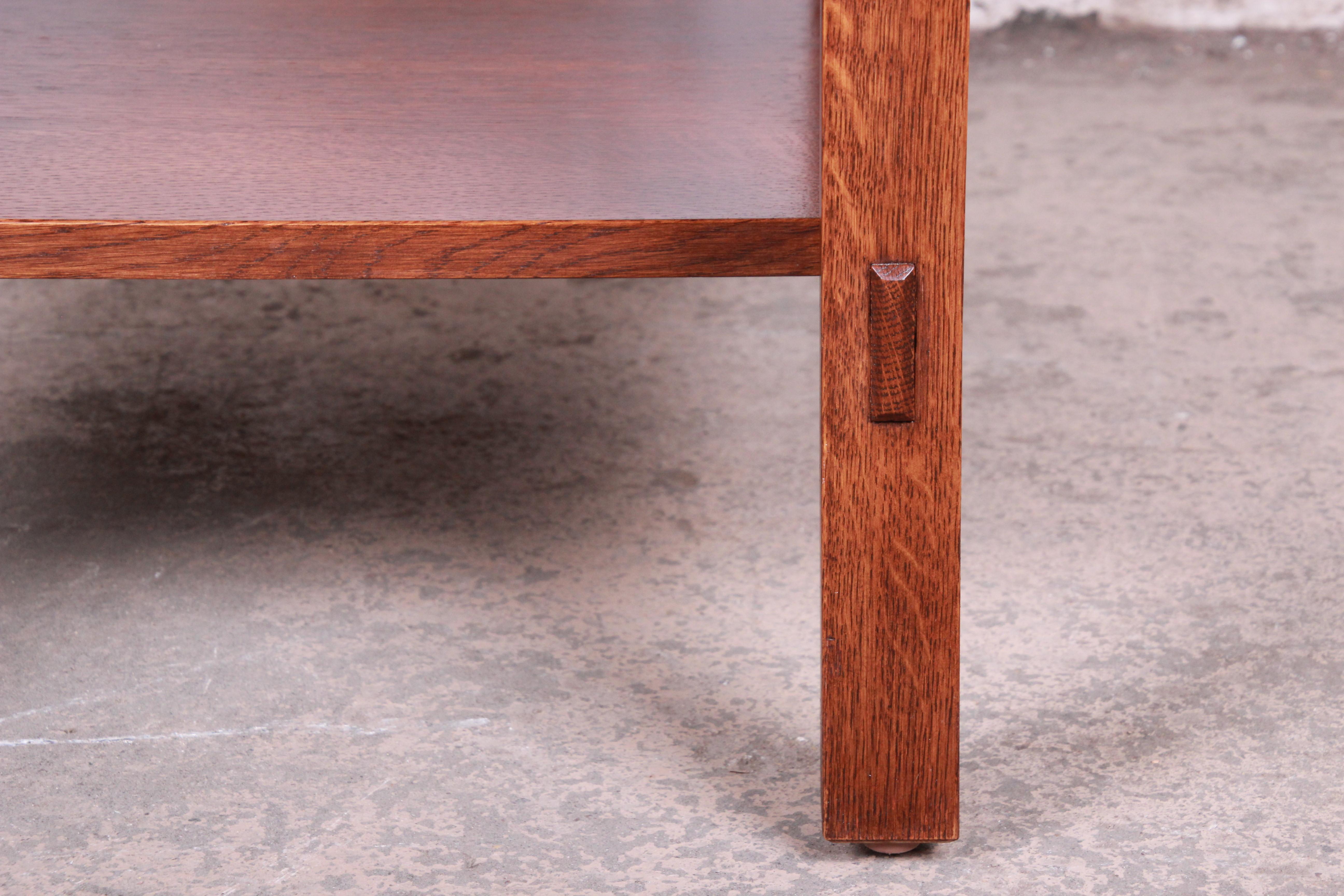 Stickley Mission Arts & Crafts Solid Quartersawn Oak Occasional Side Table 2