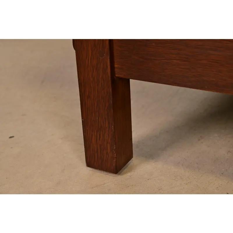 Sofá Settle Stickley Mission Oak Arts & Crafts en venta 3