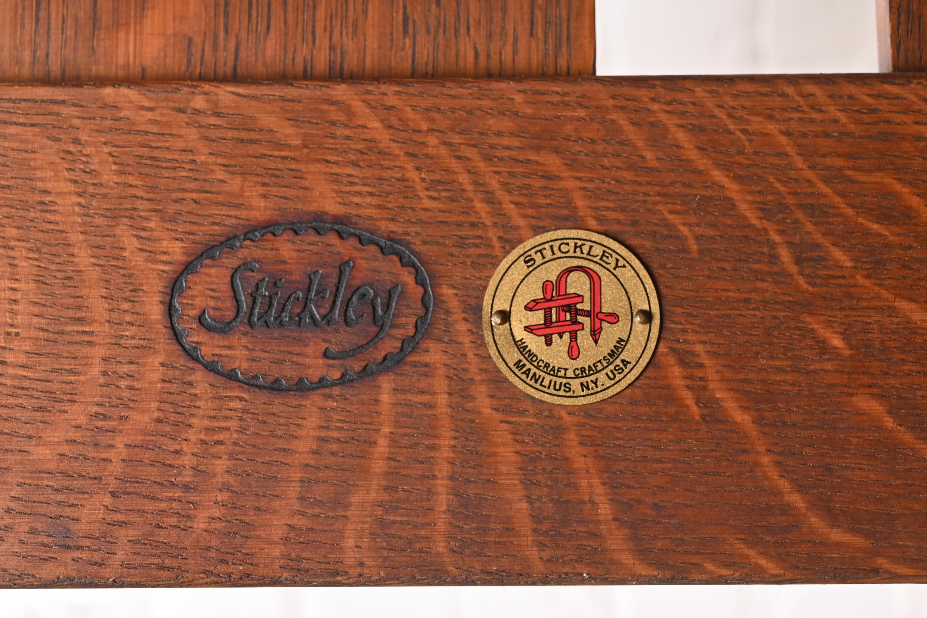 Sofá Settle Stickley Mission Oak Arts & Crafts en venta 4