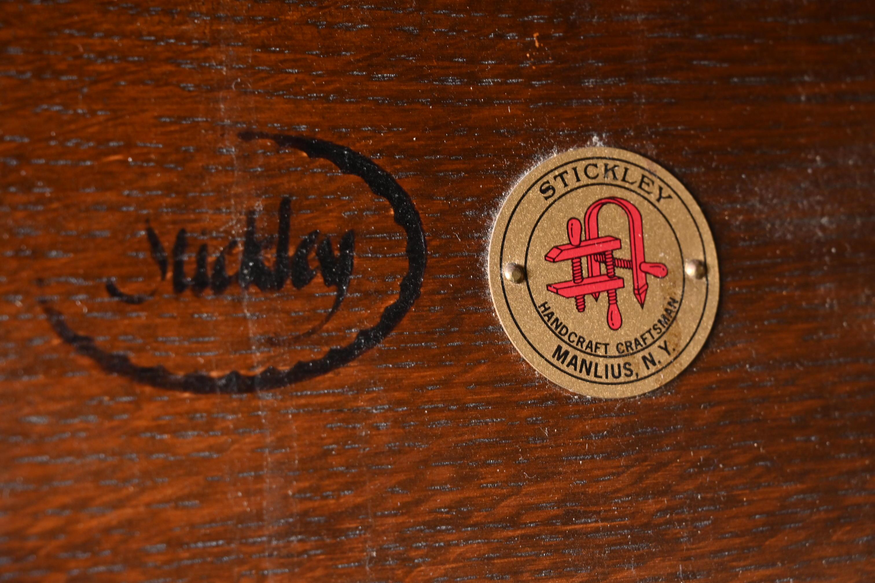 Sofá Settle Stickley Mission Oak Arts & Crafts en venta 4