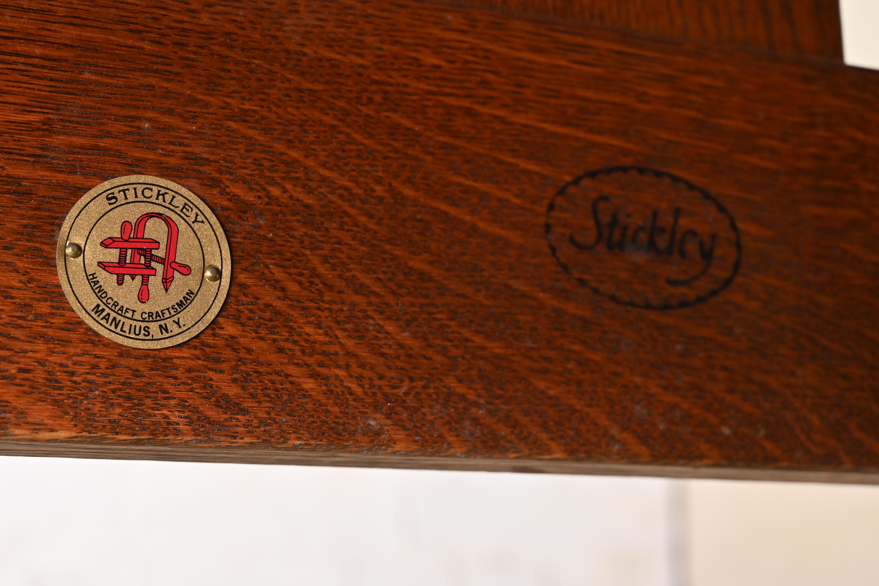 Sofá Settle Stickley Mission Oak Arts & Crafts en venta 5