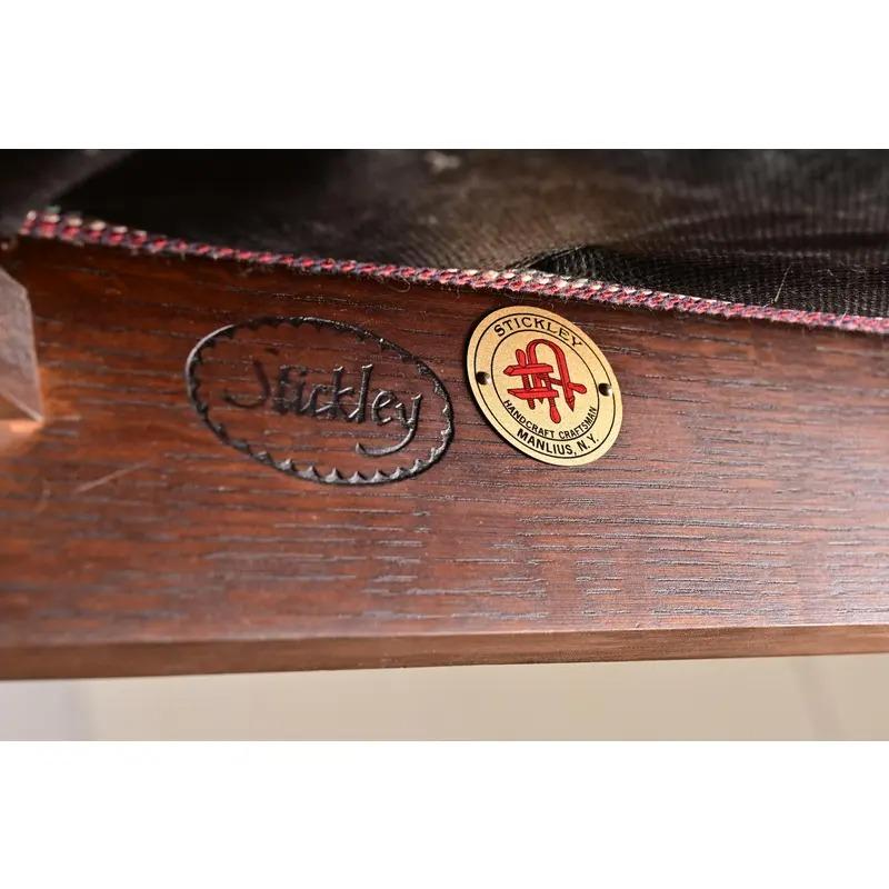 Sofá Settle Stickley Mission Oak Arts & Crafts en venta 6