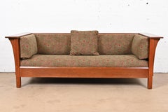 Stickley Mission Oak Arts and Crafts Settle Sofa