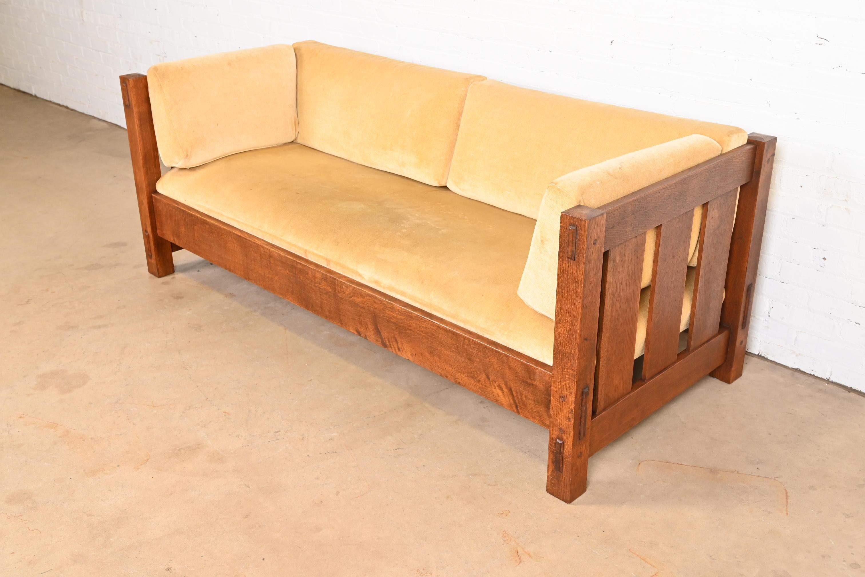 Sofá Settle Stickley Mission Oak Arts & Crafts Artes y manualidades en venta
