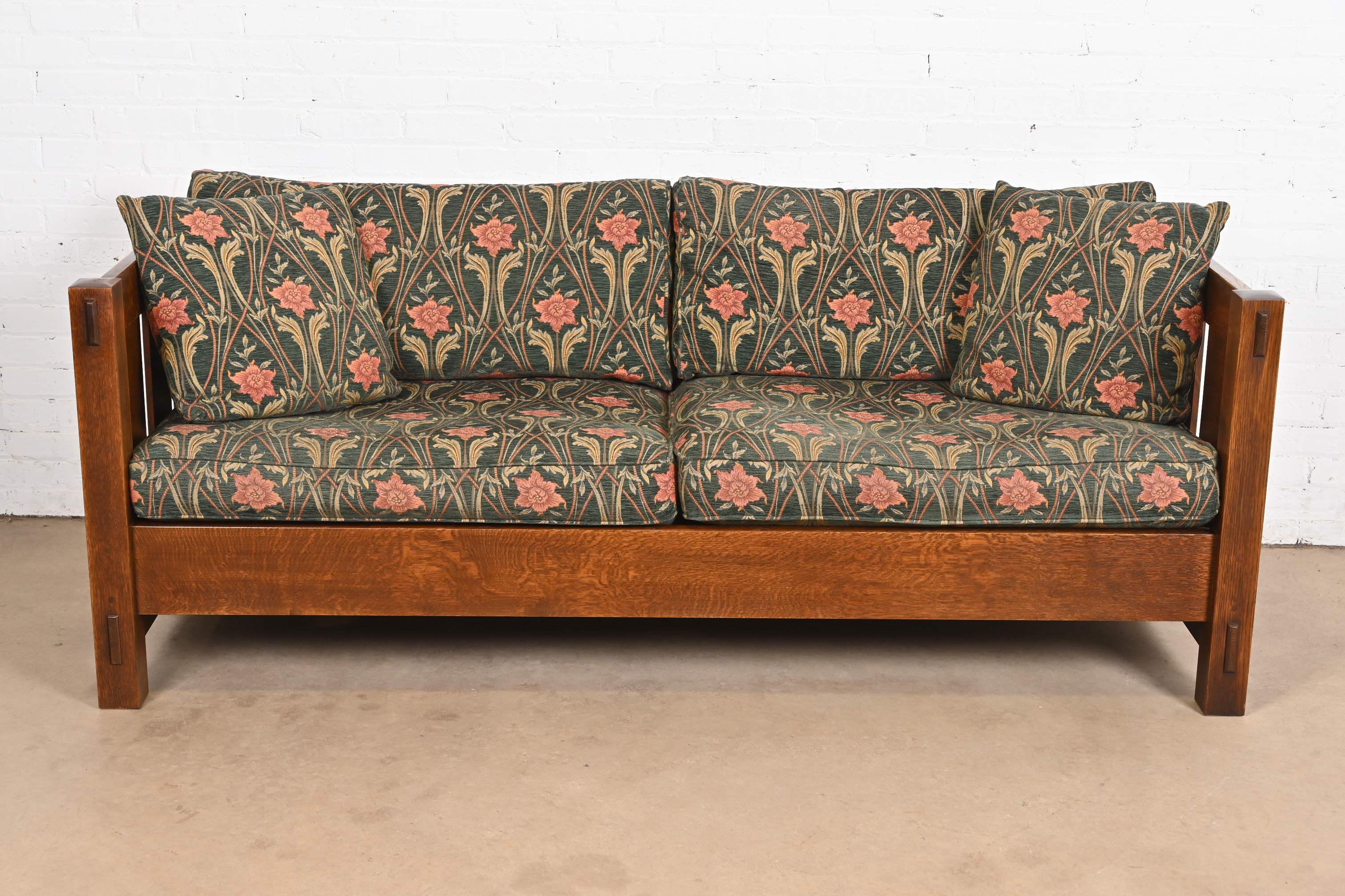 Sofá Settle Stickley Mission Oak Arts & Crafts Artes y manualidades en venta