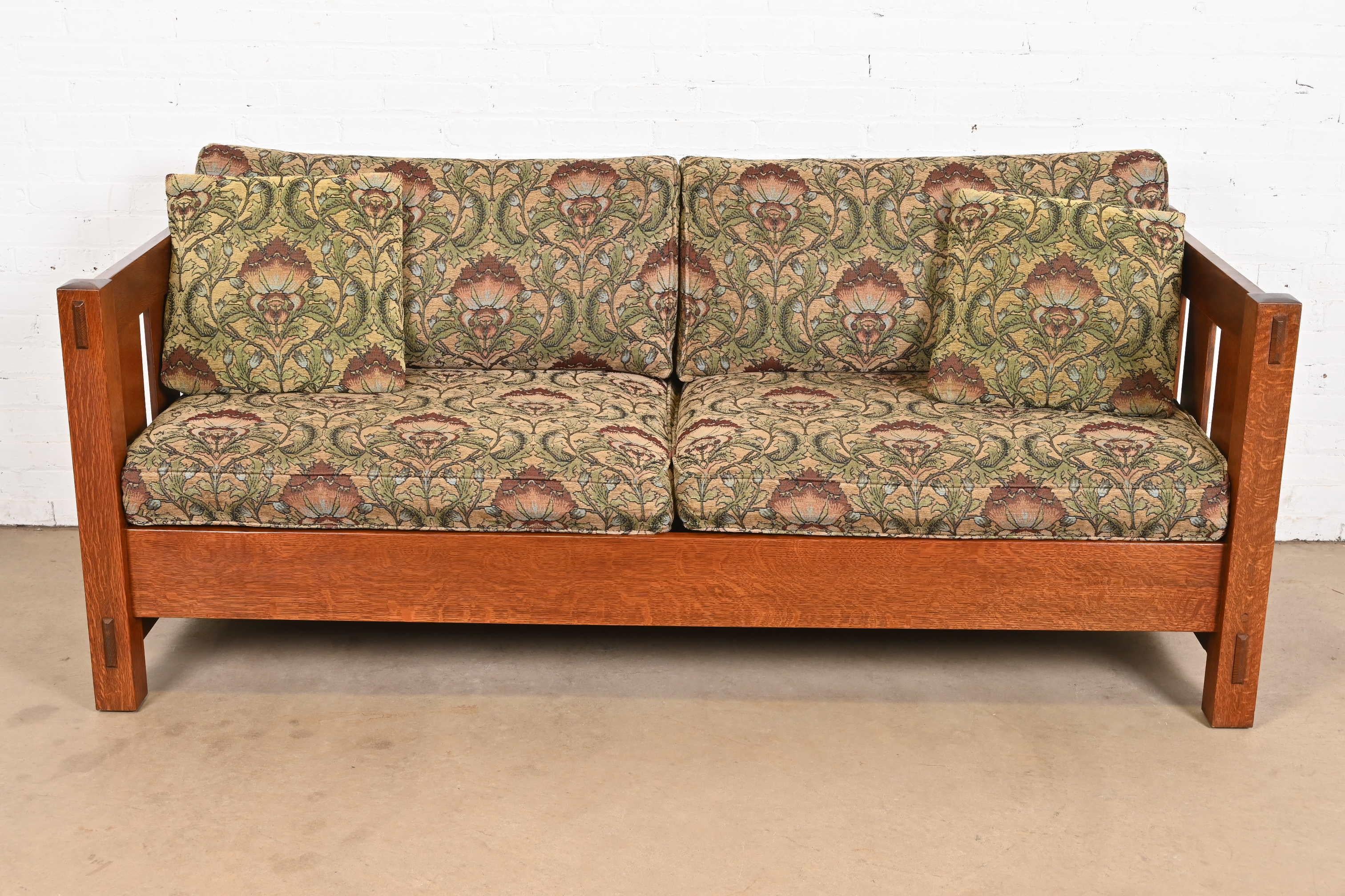 Sofá Settle Stickley Mission Oak Arts & Crafts Artes y manualidades en venta