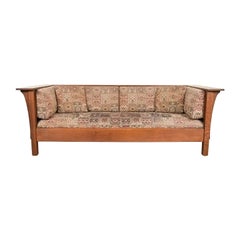 Stickley Mission Oak Arts and Crafts Settle Sofa