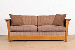 Stickley Mission Oak Arts and Crafts Sleeper Sofa or Loveseat