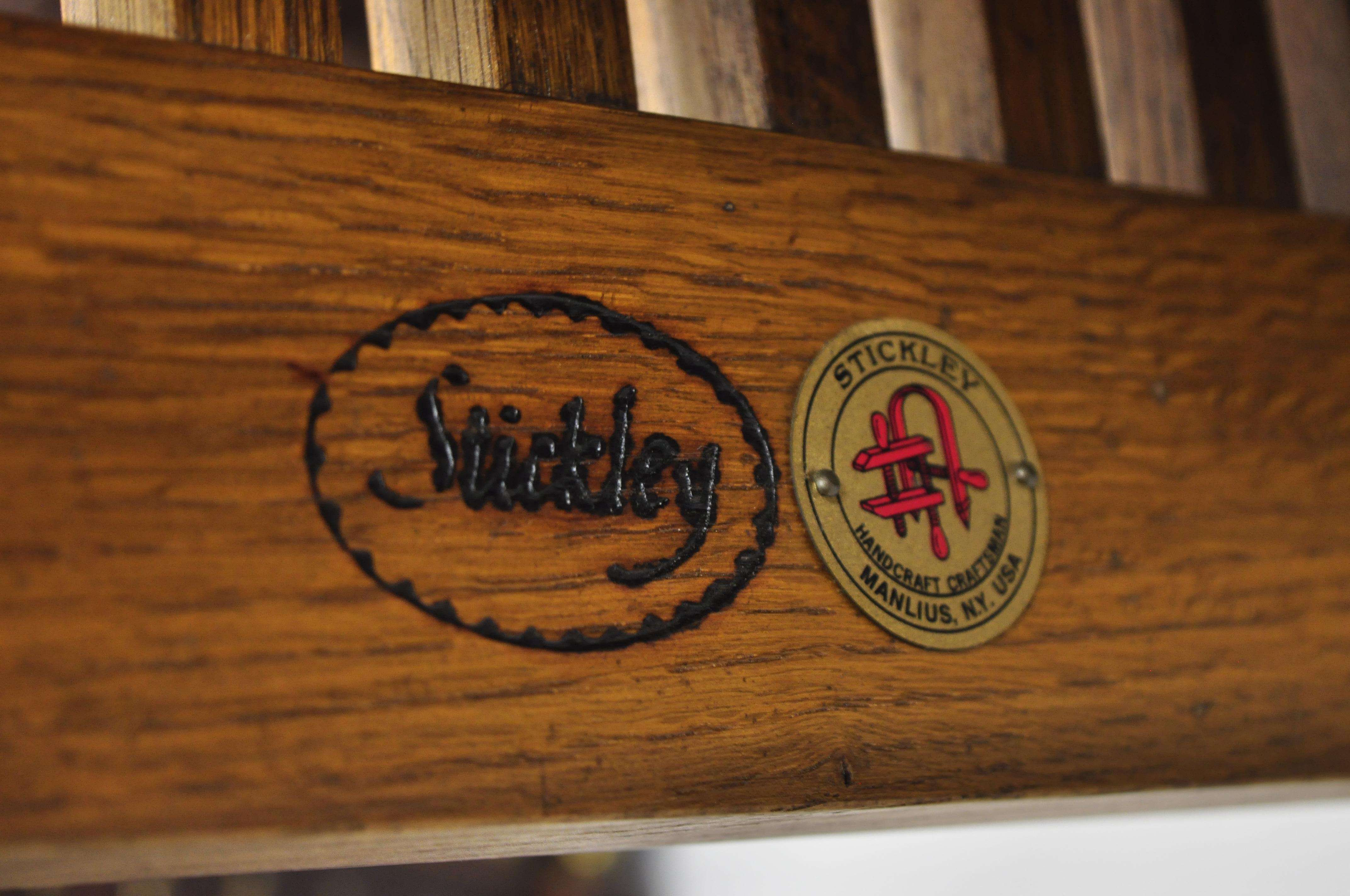 Upholstery Stickley Mission Oak Arts & Crafts Adjustable Spindle Morris Lounge Armchair