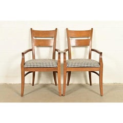 Stickley Mission Oak Arts & Crafts Armchairs, Pair