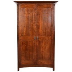 Armoire Dresser ou Coffre de Gentleman Stickley Mission Oak Arts & Crafts