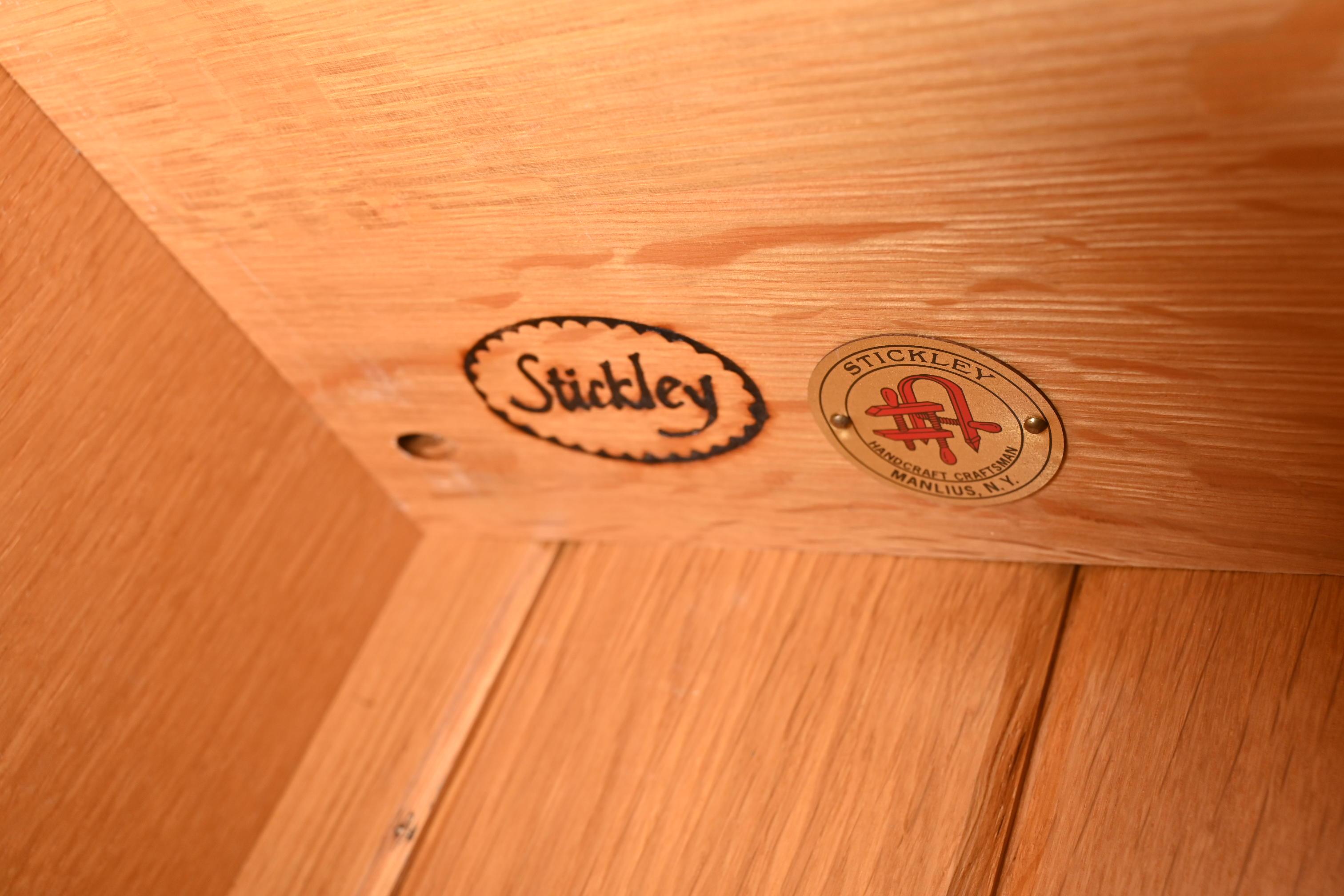 Stickley Mission Oak Arts & Crafts Bookcase Cabinet 4