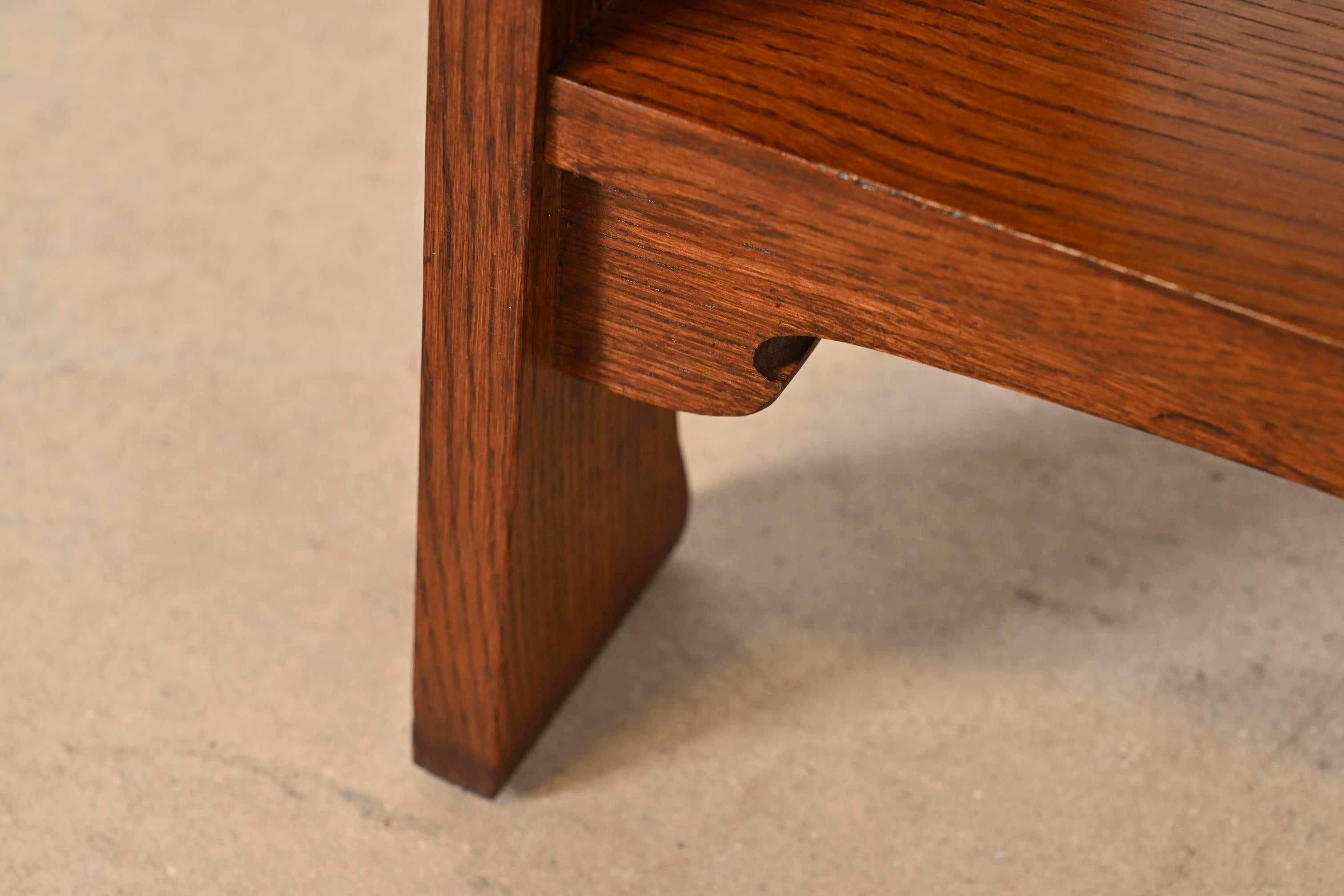 Stickley Mission Oak Arts & Crafts Bookcase or Magazine Rack 4