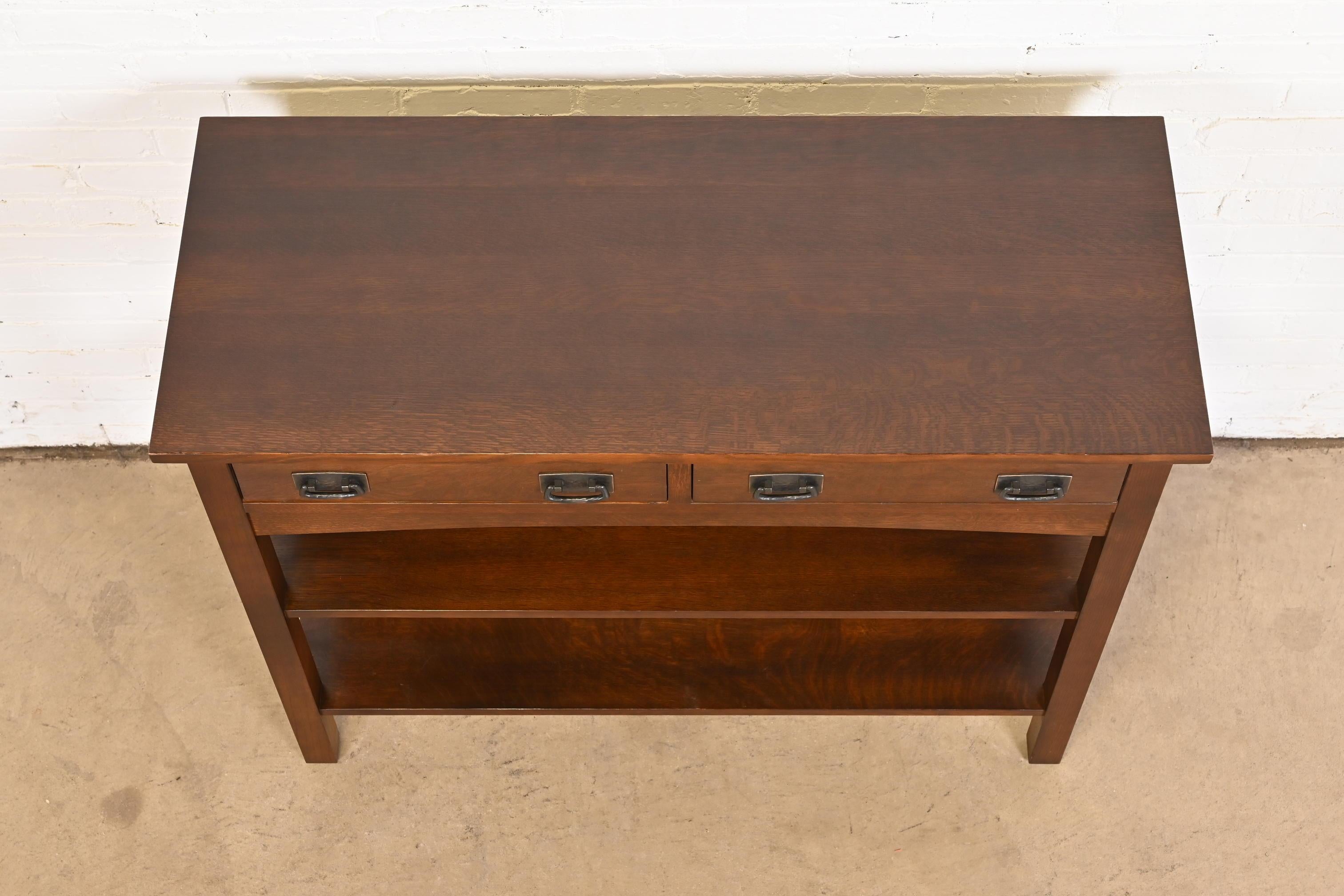 Stickley Mission Oak Arts & Crafts Buffet Server or Console 5