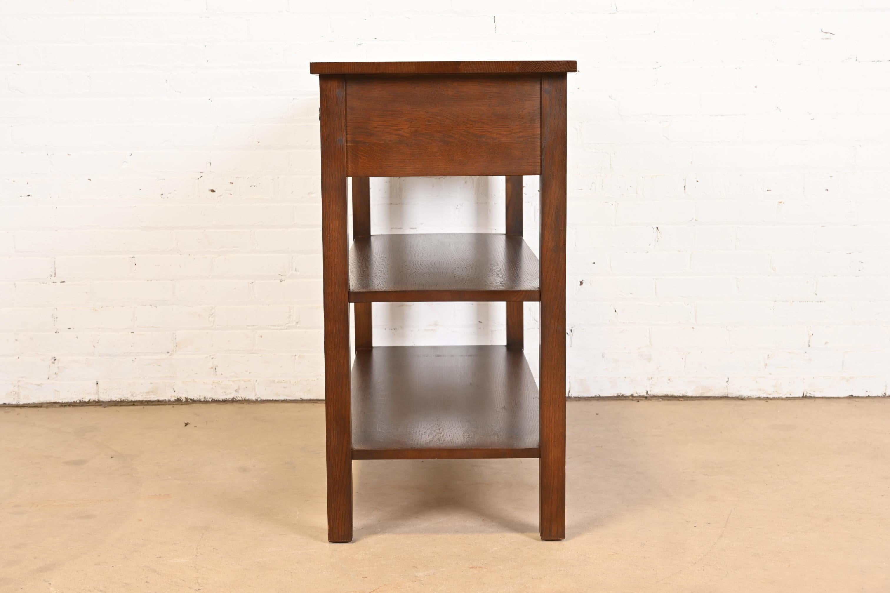 Stickley Mission Oak Arts & Crafts Buffet Server or Console 6