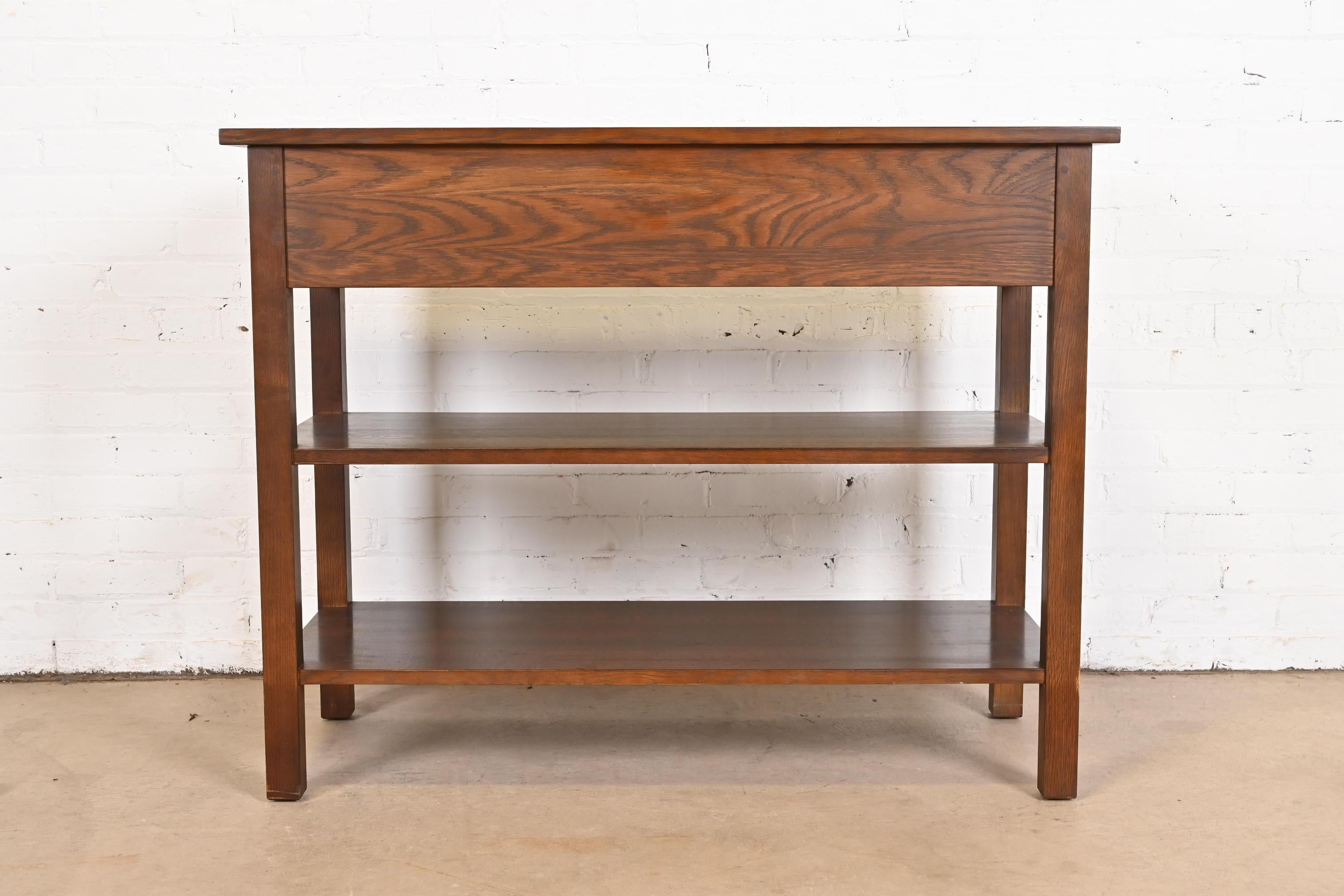 Stickley Mission Oak Arts & Crafts Buffet Server or Console 7