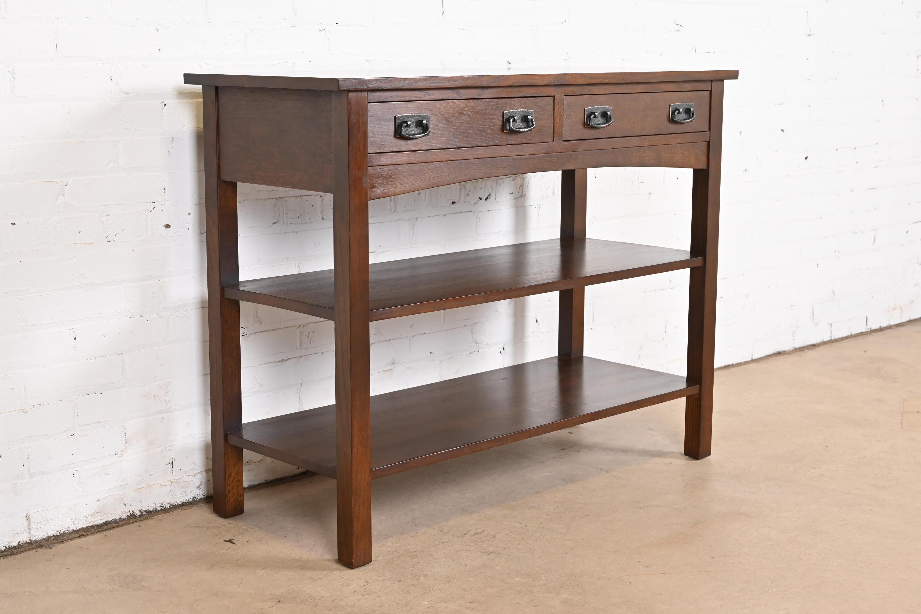 20th Century Stickley Mission Oak Arts & Crafts Buffet Server or Console