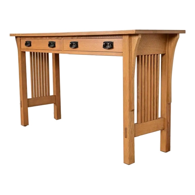 Stickley Mission Oak Arts 
Crafts Buffet Server or Console Table For Sale