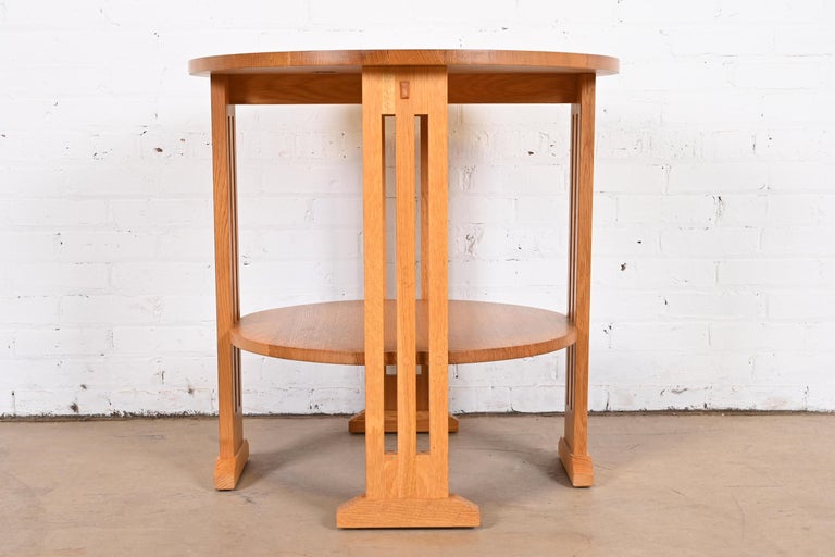 Stickley Mission Oak Arts and Crafts Center Table or Occasional Side ...