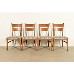 Stickley Mission Oak Arts & Crafts Dining Chairs, Set of Four