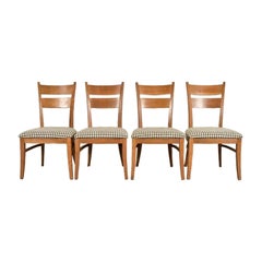 Stickley Mission Oak Arts & Crafts Dining Chairs, Set of Four