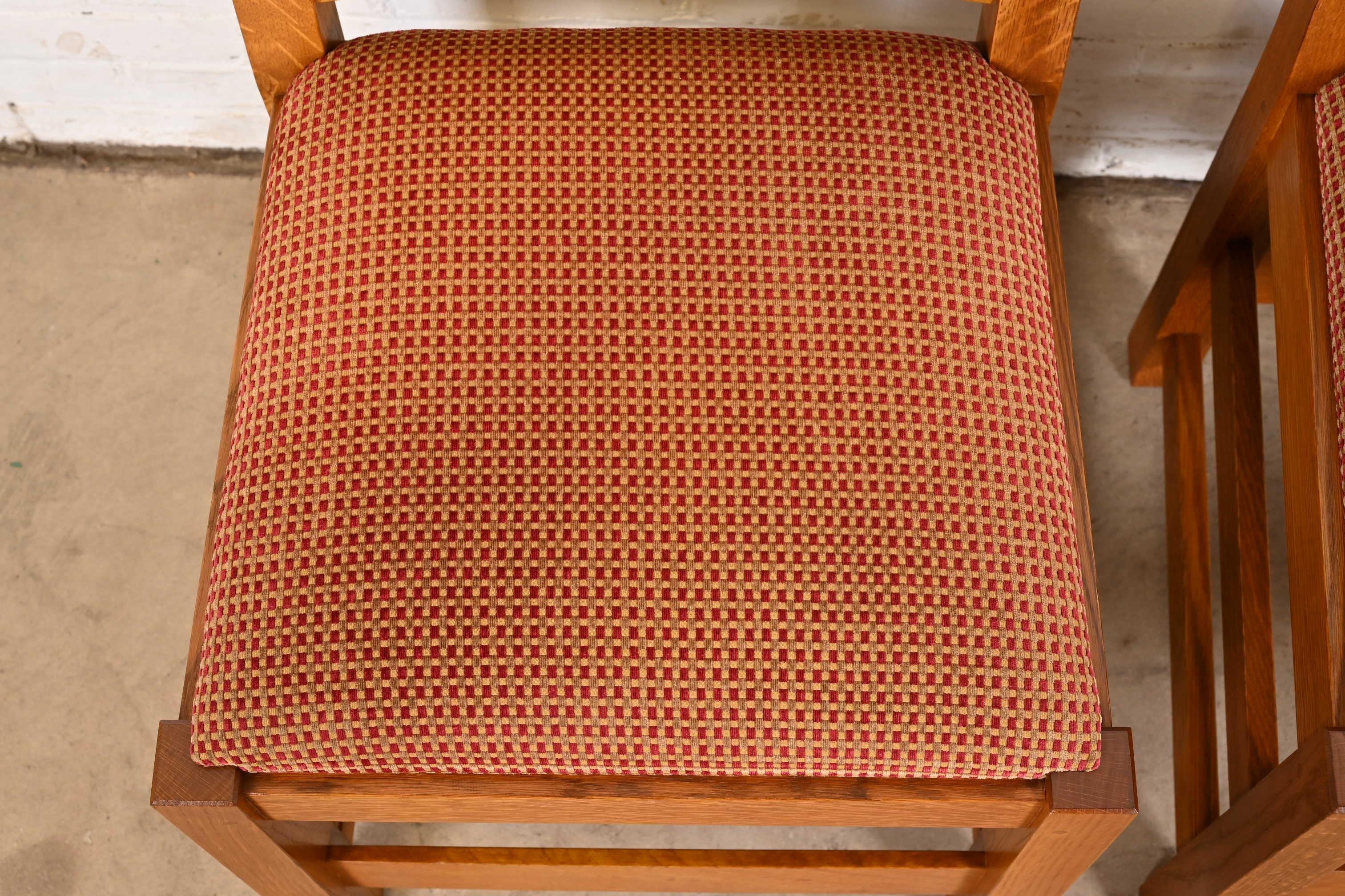 Juego de doce sillas de comedor Stickley Mission Oak Arts & Crafts en venta 2