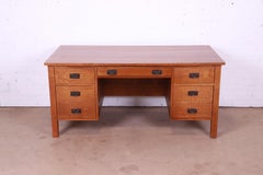 Stickley Mission Oak Arts & Crafts Executive Desk