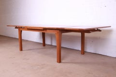 Stickley Mission Oak Arts & Crafts Extension Dining Table, Newly Refinished