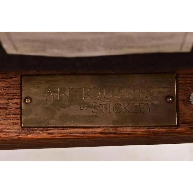 Stickley Mission Oak Arts & Crafts Silla auxiliar o de comedor con respaldo de escalera en venta 5