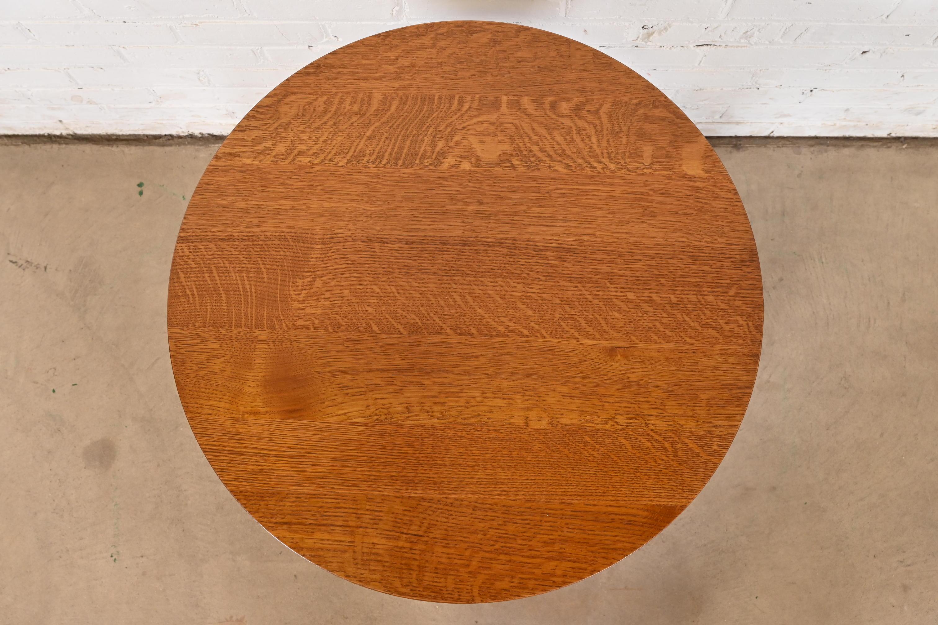 Table de lampe ou table d'appoint Stickley Mission Oak Arts & Craft en vente 1