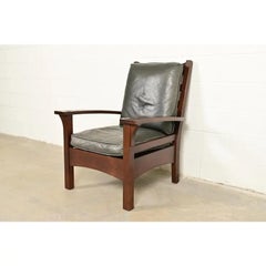 Stickley Mission Oak Arts & Crafts Lounge Chair