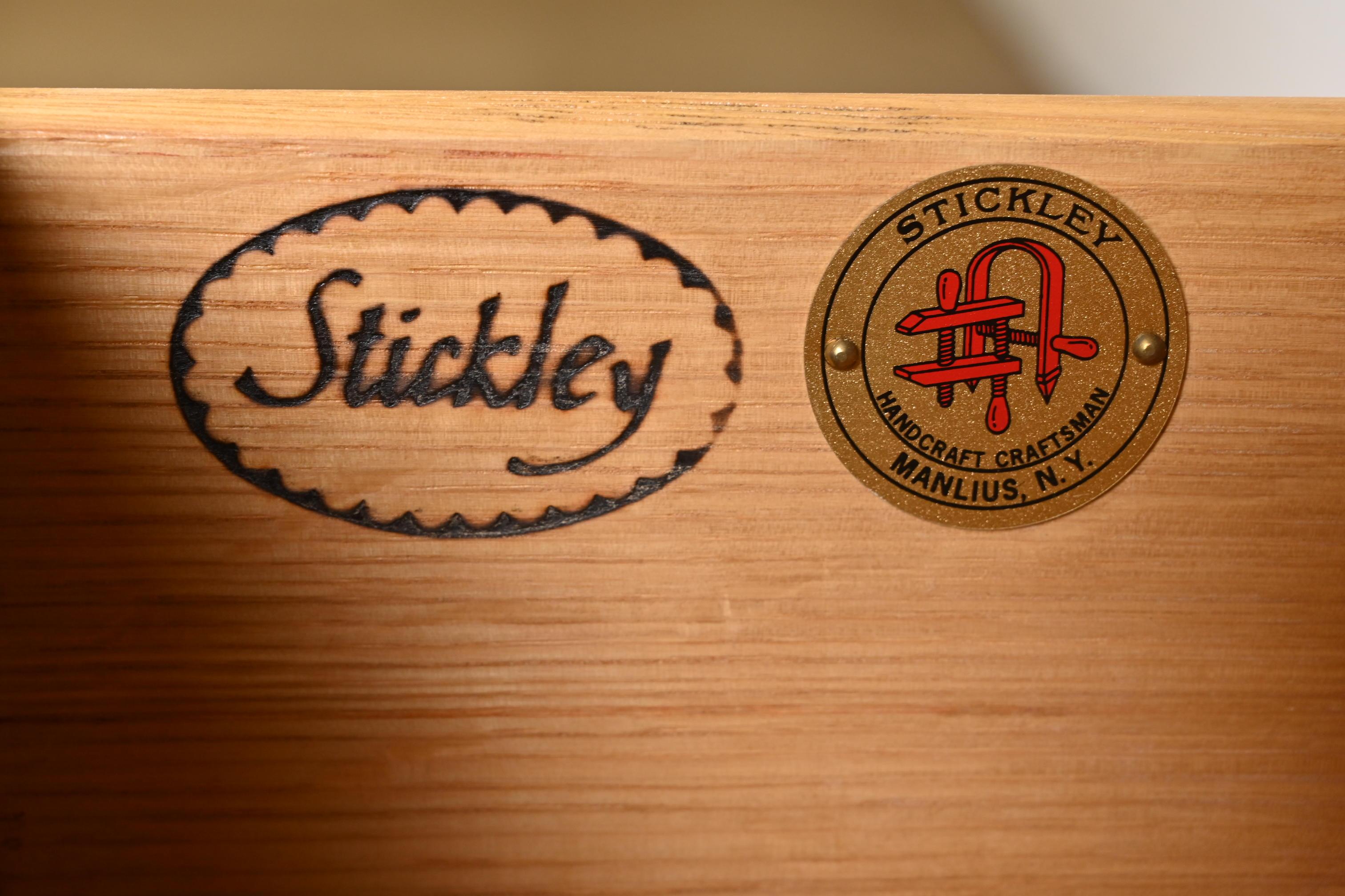 Stickley Mission Oak Arts & Crafts Media Armoire Cabinet For Sale 2