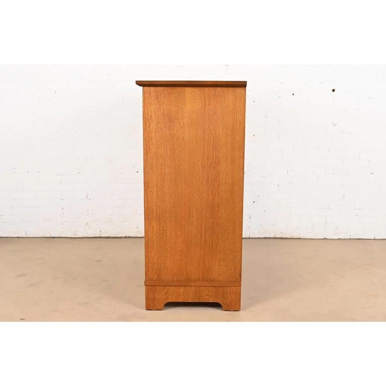 Mobile multimediale Stickley Mission Arts & Crafts in Oak in vendita 4