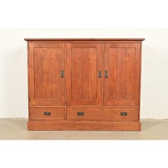 Stickley Mission Oak Arts & Crafts Media Cabinet